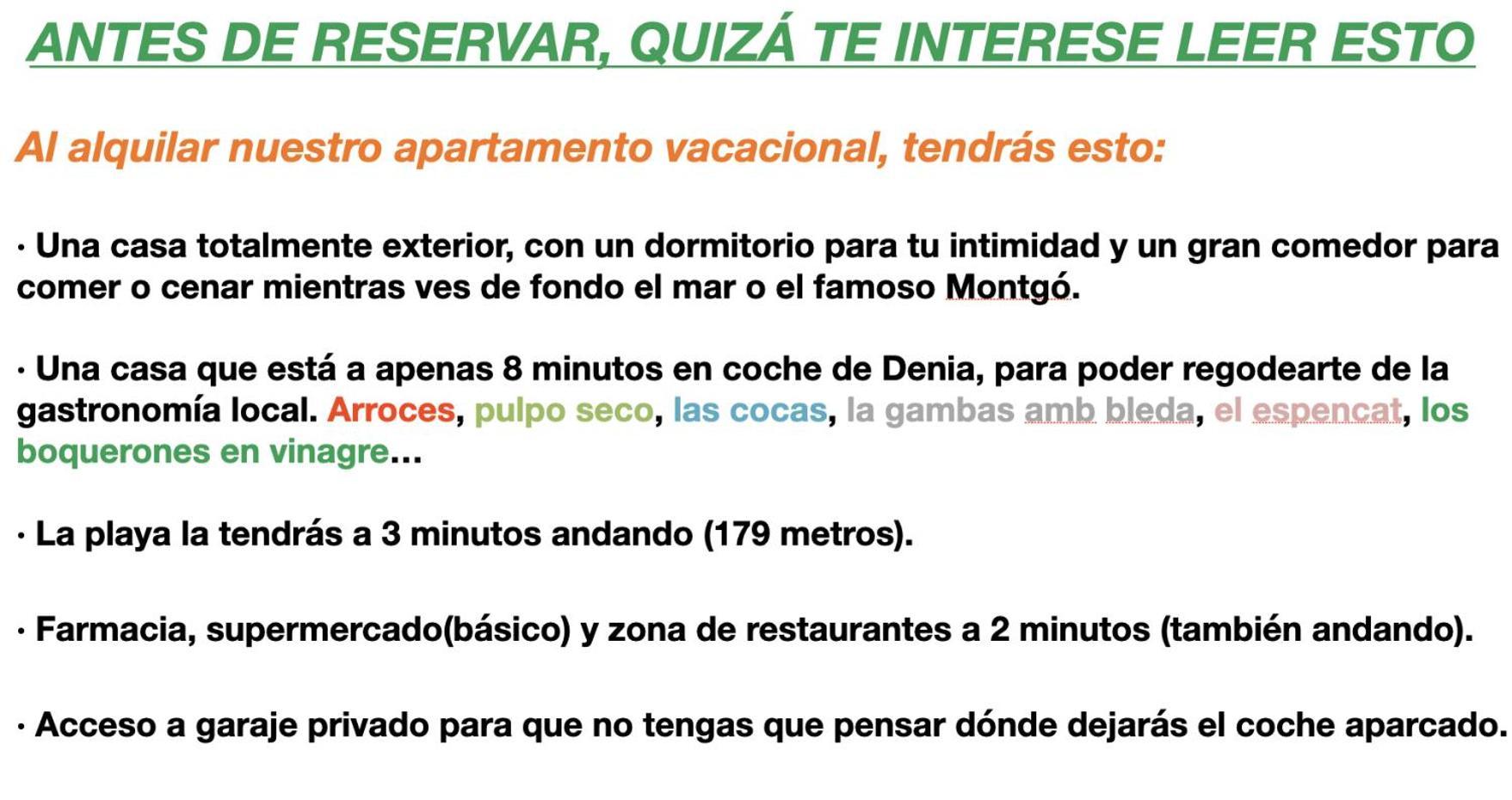 Apartament La Playa A 2 Minutos Y 14 Segundos A Pie Denia Zewnętrze zdjęcie